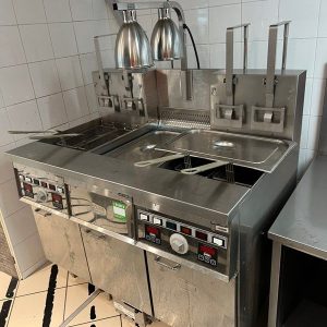 Annonce Double Friteuse Keating of Chicago TS grand rendement 4 bacs et garde chaud  intégrée