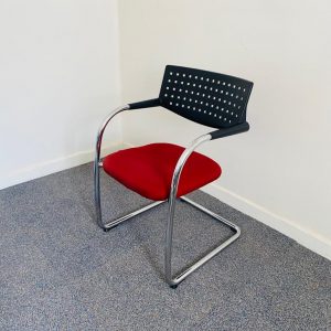Annonce Fauteuil Vitra vis à vis luge visiteur inox