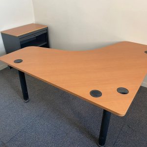 Annonce Ensemble bureau angle avec armoire basse promo
