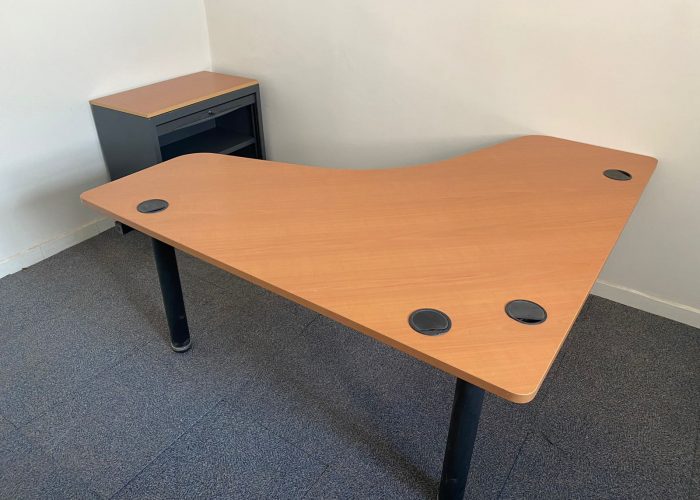 Image annonce: Ensemble bureau angle avec armoire basse promo