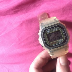 Annonce Gshock transparent