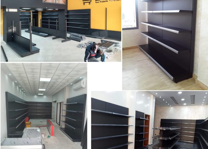 Image annonce: Rayonnage super marché ( gondole central et mural )