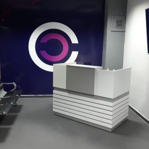 Annonce comptoirs de réception en promo