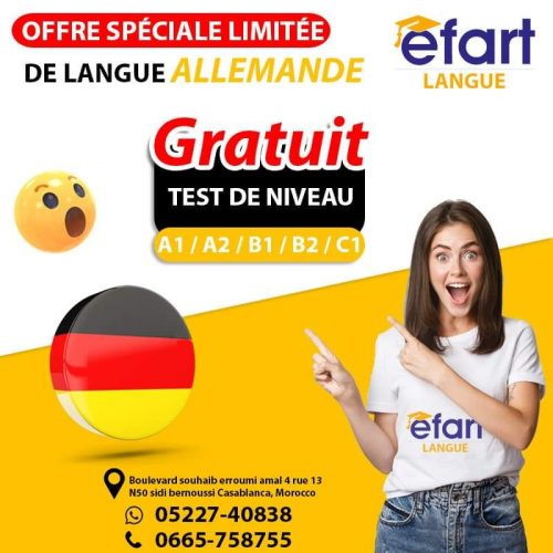 Annonce: Cours d'allemand