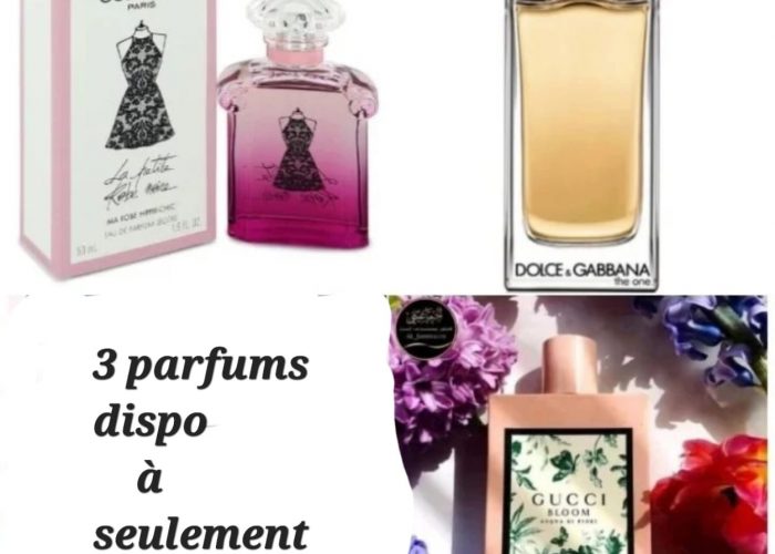 Image annonce: Pack 3 parfums disponible