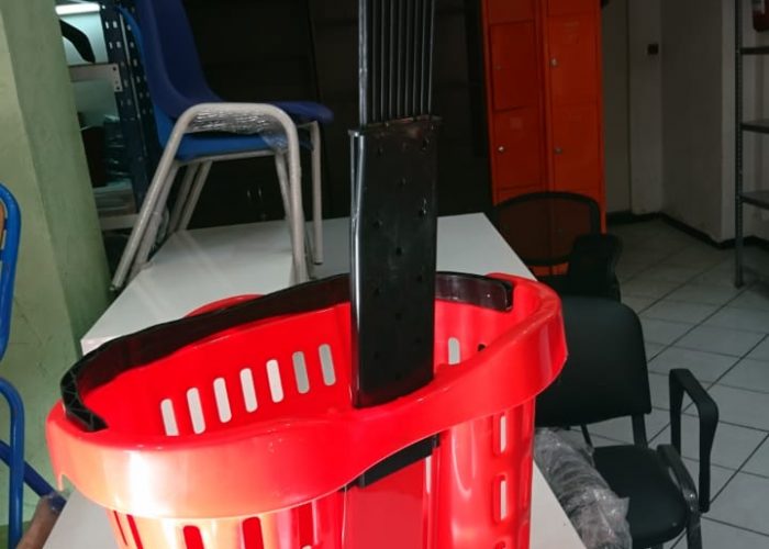 Image annonce: Panier magasin 22L / 54L / 70L Roulette