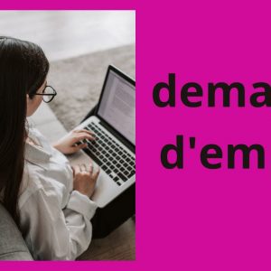 Annonce Demande d'emploi