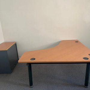 Annonce Ensemble bureau Angle 160cm & armoire promo