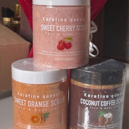Annonce: pack 3 scrub body & facial en promotion