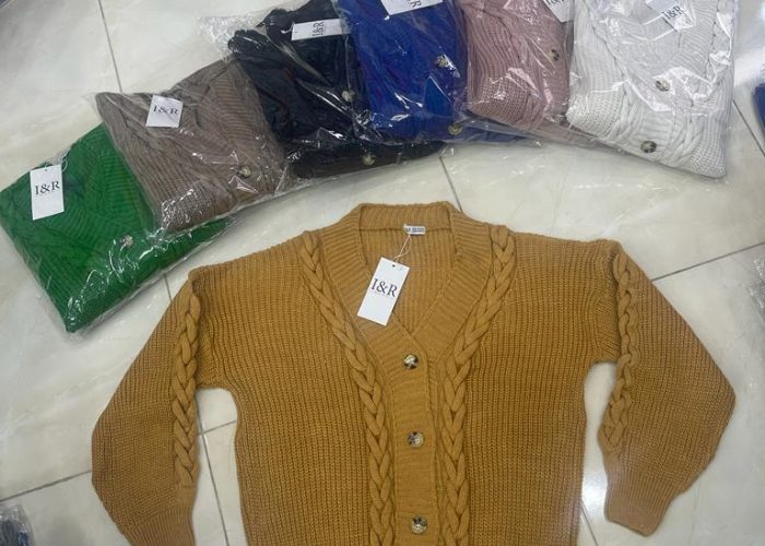 Image annonce: Pull veste tricot chaud