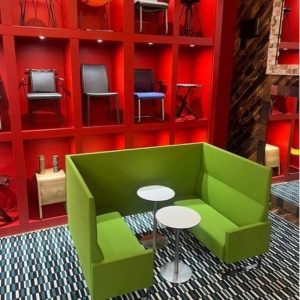 Annonce Alcove Banquette acoustique 2/4 personnes Coworking Open Space Materia