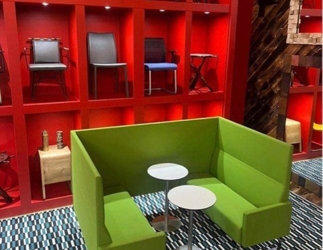 Image annonce: Alcove Banquette acoustique 2/4 personnes Coworking Open Space Materia
