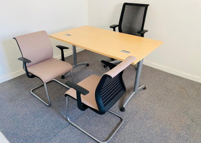 Image annonce: Bureau droit Columbia chêne 140x80cm