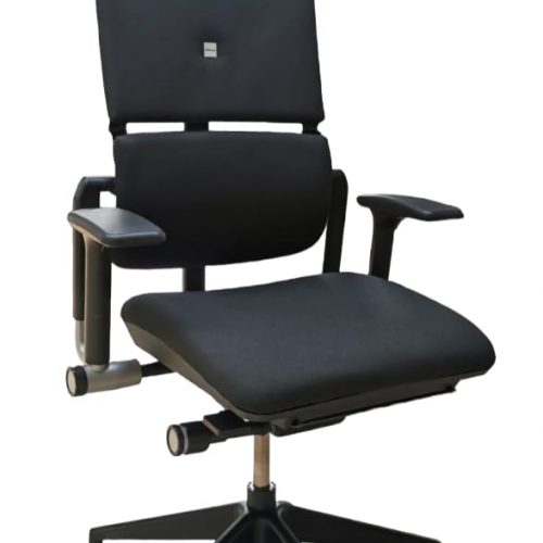 Annonce: Chaise Steelcase please 2 double dossier noir