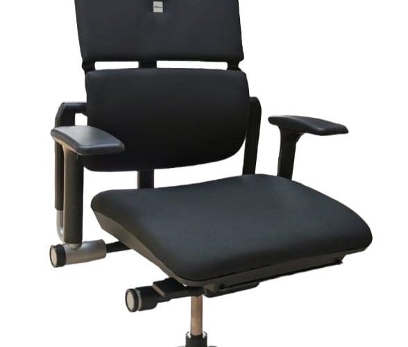 Image annonce: Chaise Steelcase please 2 double dossier noir