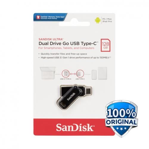 CLE USB SANDISK ULTRA DRIVE USB TYPE C TM 128Go