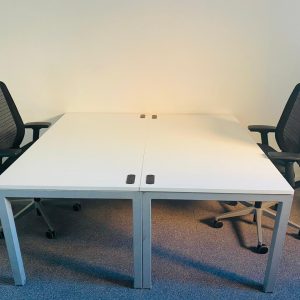 Annonce Ensemble bureau bench 2 postes blanc 140x160cm