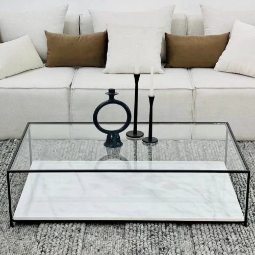 Annonce: Table basse marbre blanc d’Ibiza