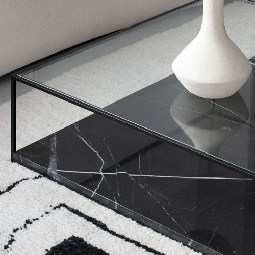 Annonce: Table basse marbre noir