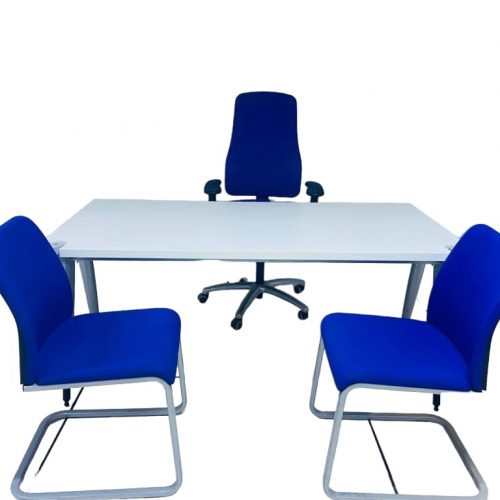 Annonce: Bureau blanc Steelcase 160x80cm
