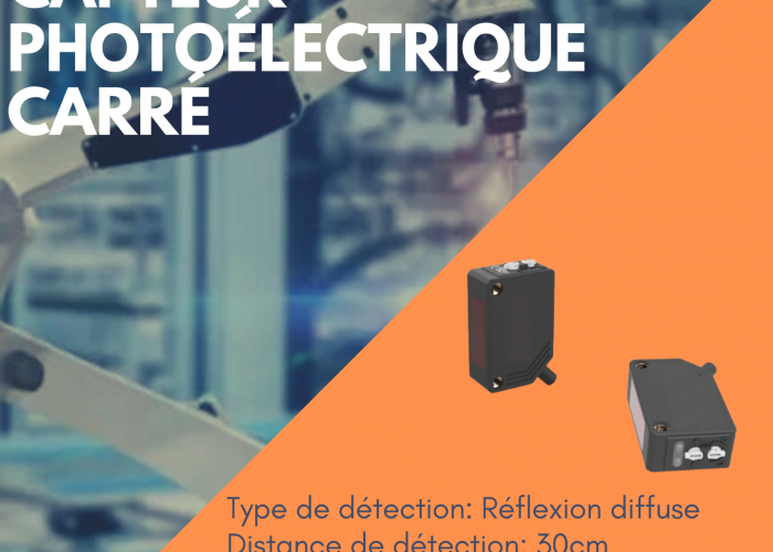 Image annonce: Capteur photoélectrique carré