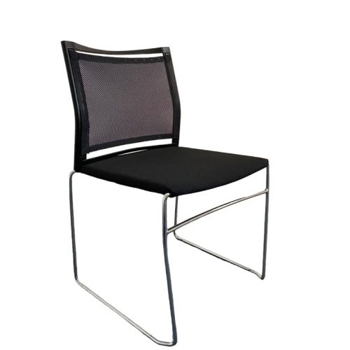 Annonce: Chaise visiteur Haworth slim design By G.B black