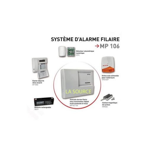 Annonce: Elkron KIT ALARME FILAIRE POUR SÉCURITÉ 100%