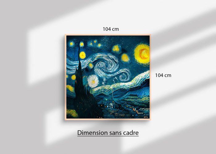 Image annonce: La Nuit étoilée de  l’artiste peintre Vincent van Gogh.
