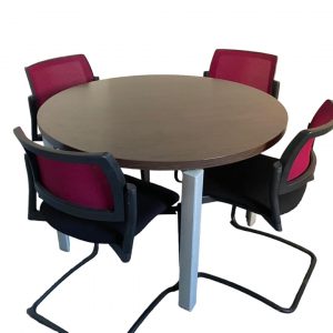 Annonce Table ronde sur pieds Haworth 120cm 4 personnes