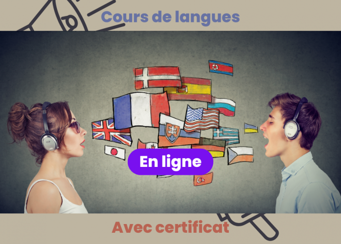 Image annonce: Cours de langue en ligne avec certification de haut niveau