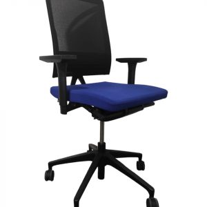 Annonce Chaise à roulette SEDUS OPEN MIND bleu soutien lombaire