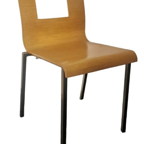 Annonce: Chaise restaurant Pedrali chêne Inox