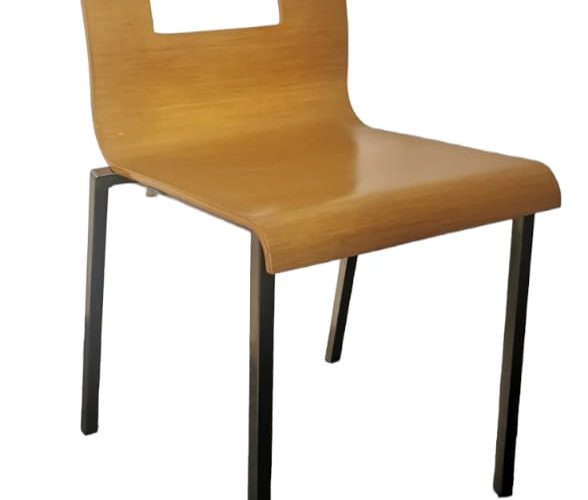 Image annonce: Chaise restaurant Pedrali chêne Inox