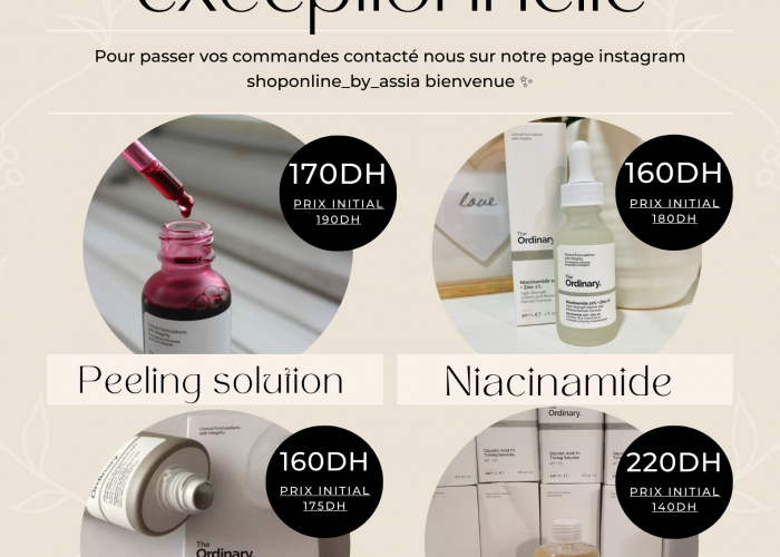 Image annonce: The ordinary products