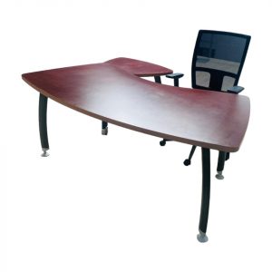 Annonce Bureau angle Wengé avec retour mobile  180cm