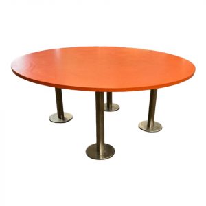 Annonce Table ronde orange réunion salle de pause Ø 200cm