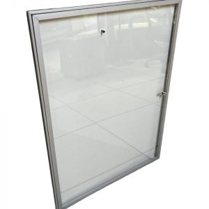 Annonce Vitrine Affichage vitré aimanté aluminium 67x93cm