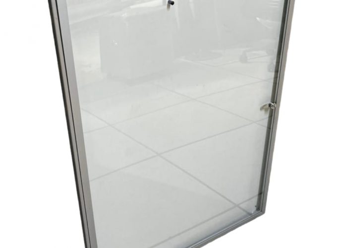 Image annonce: Vitrine Affichage vitré aimanté aluminium 67x93cm