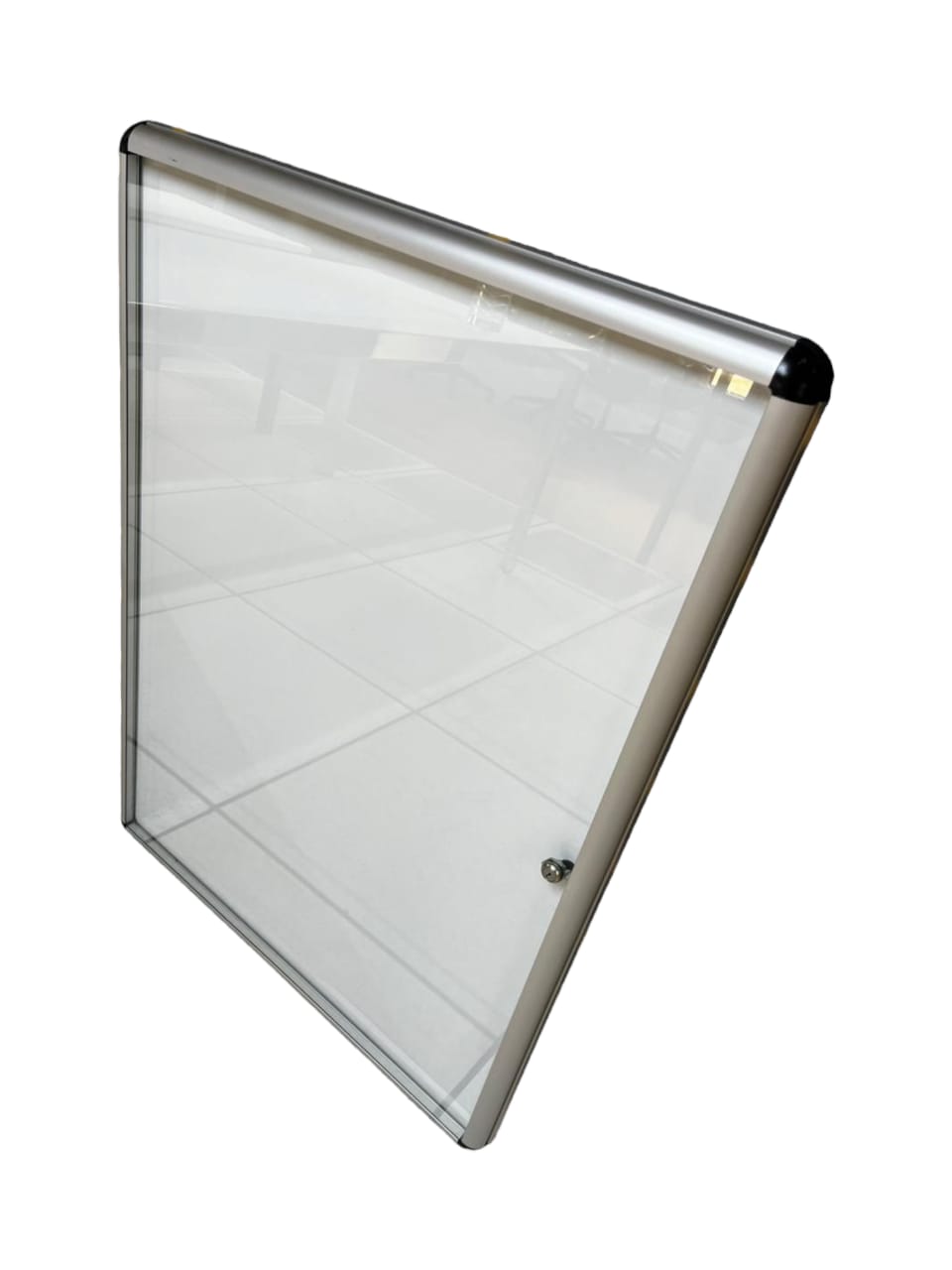 Vitrine Affichage vitré aimanté aluminium 70x100cm + clé au Maroc Mouhim.Ma