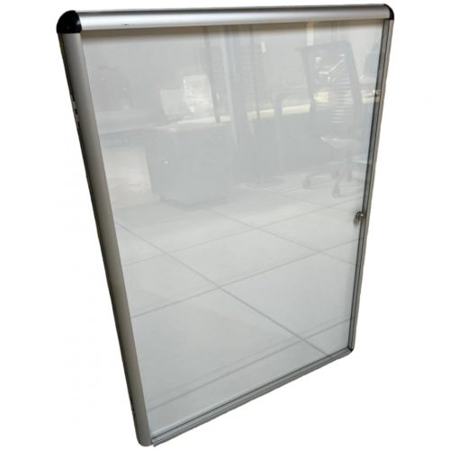 Annonce: Vitrine Affichage vitré aimanté aluminium 70x100cm + clé