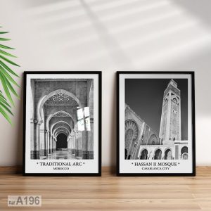 Annonce Achat poster tableaux noir et blanc Mosquée Hassan 2 Casablanca - Maroc