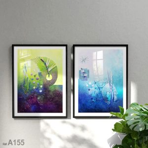 Annonce Décoration intérieure marocaine : Tableau Abstrait imprimé pour salon, chambre pas cher
