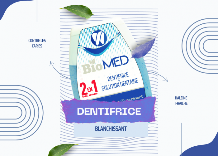 Image annonce: Dentifrice BioMED blanchissant bleu معجون الأسنان بيوميد