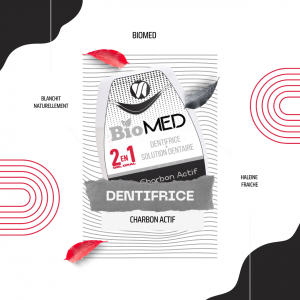 Annonce Dentifrice BioMED charbon actif noir معجون الأسنان بيوميد