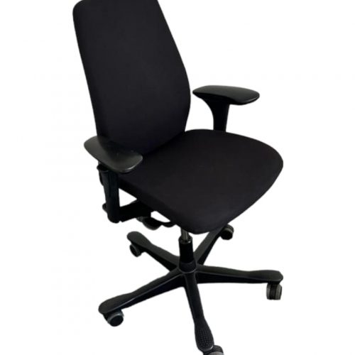 Annonce: Fauteuil à roulette kinnarps 5000 tissu noir