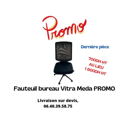 Annonce: Fauteuil bureau Vitra léger défaut tissu Promo