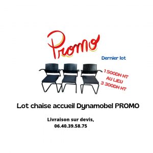 Annonce Lot chaise accueil Dynamobel promo