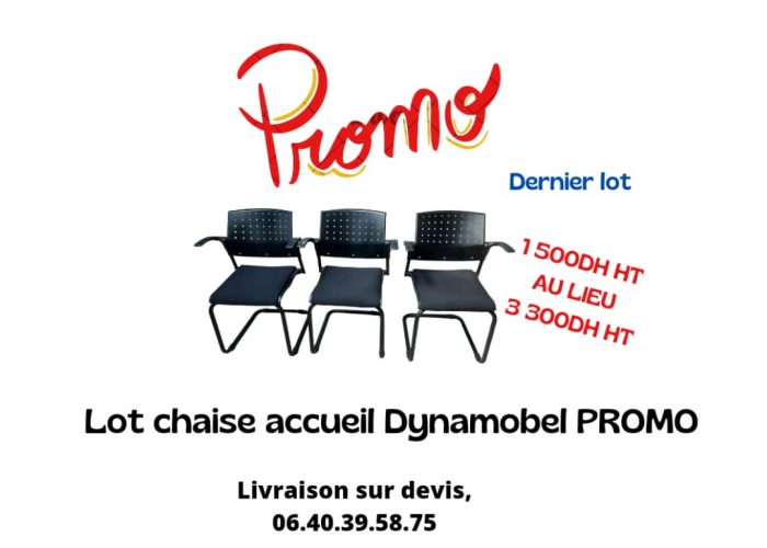 Image annonce: Lot chaise accueil Dynamobel promo