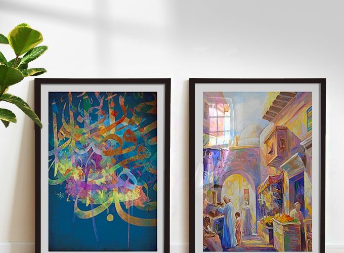 Image annonce: Tableaux décoratifs style artistique orientaliste moderne لوحة فنية شرقية