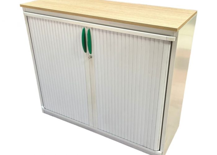 Image annonce: Armoire steelcase rideaux coulissant 120x100cm